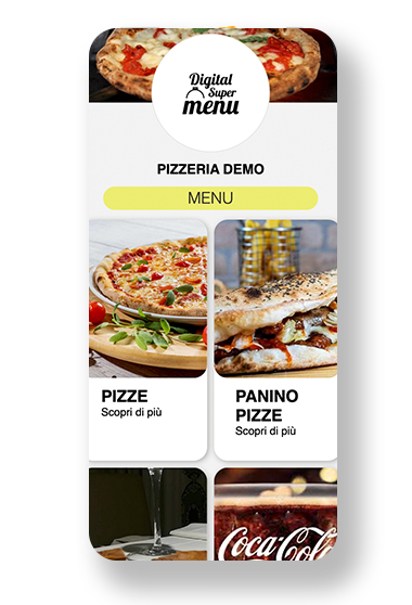 menu digitale con qr